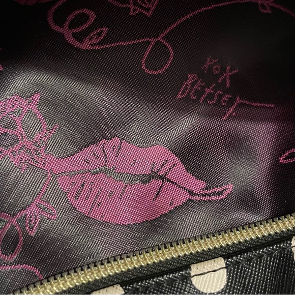 Betsy Johnson Polka-Dot with Hot Pink Bow NWOT - Picture 11 of 13